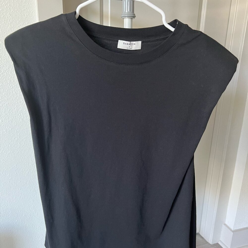 Babaton Muscle T-Shirt - Black - Size S